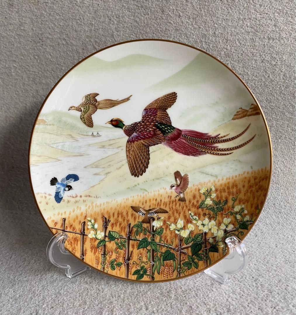フランクリン・ポーセリン／富蘭克林瓷器・花鳥節氣圓 ／小滿（キジ 他