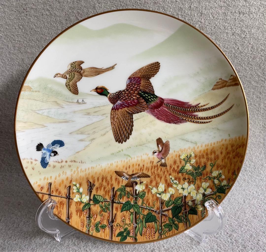 フランクリン・ポーセリン／富蘭克林瓷器・花鳥節氣圓 ／小滿（キジ 他