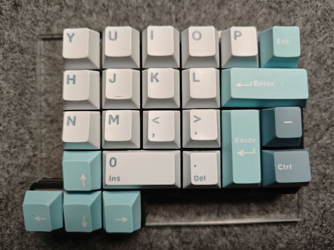 自作分割型キーボード フルセット spaice47 - メルカリ