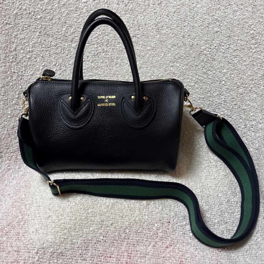 【美品】値下げ中★FRAMeWORK ヤングアンドオルセン別注ミニボストン FRAMeWORK - ヤング&オルセン ミニボストン バッグの通販 by sweet's