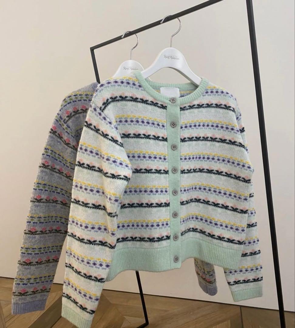 Rosy Monster フェアアイルカーディガン ロージーモンスター ニット