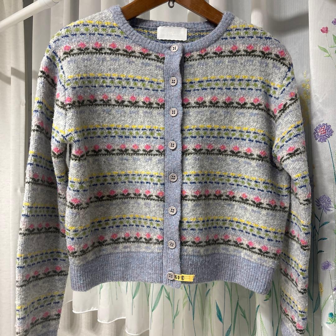 Rosy Monster フェアアイルカーディガン ロージーモンスター ニット