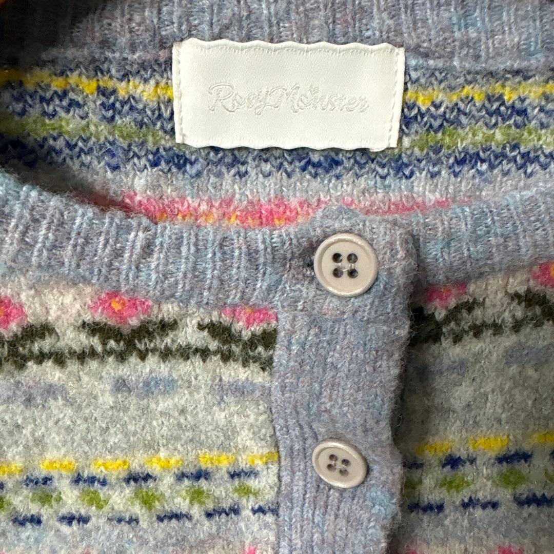 Rosy Monster フェアアイルカーディガン ロージーモンスター ニット