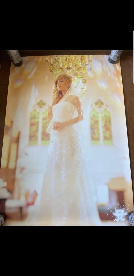 当時物】浜崎あゆみ シングル『M』B1サイズ ポスター 非売品 avex