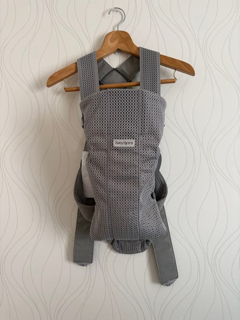 BabyBjörn 抱っこ紐 グレー メッシュ - メルカリ