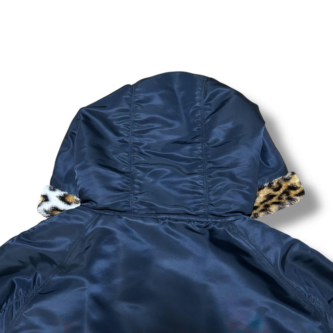 RUDEの名作 CRIMIE LEOPARD BOA HOOD JACKET