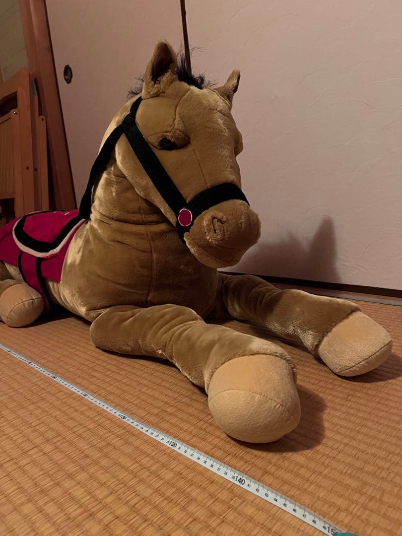 廃盤】 トイザらス Animal Alley 馬 ジャンボ ぬいぐるみ - メルカリ