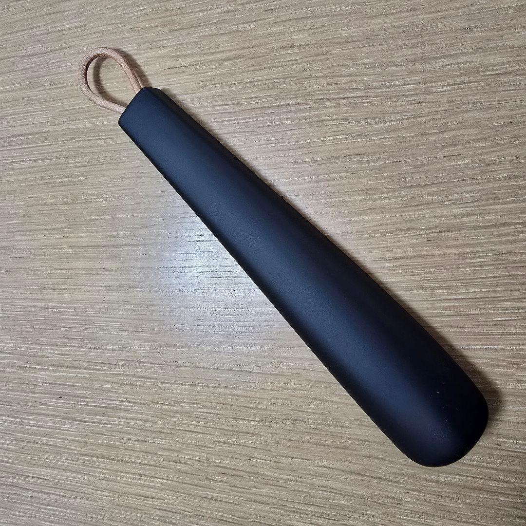 HERMES 靴べら シューホーン ブラック 専用袋・箱付き