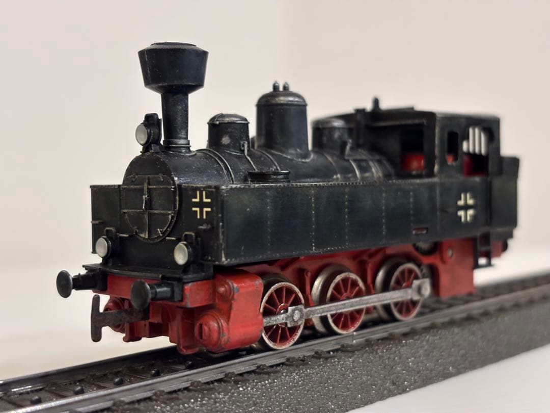 メルクリン märklin HO ドイツ軍仕様 蒸気機関車 ウェザリング 稼働品