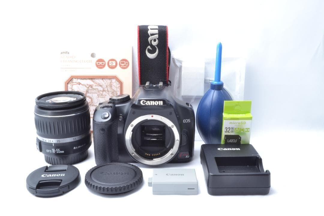 初期不良保証✨Canon EOS Kiss X2 ✨標準レンズ18-55mm✨ - メルカリ