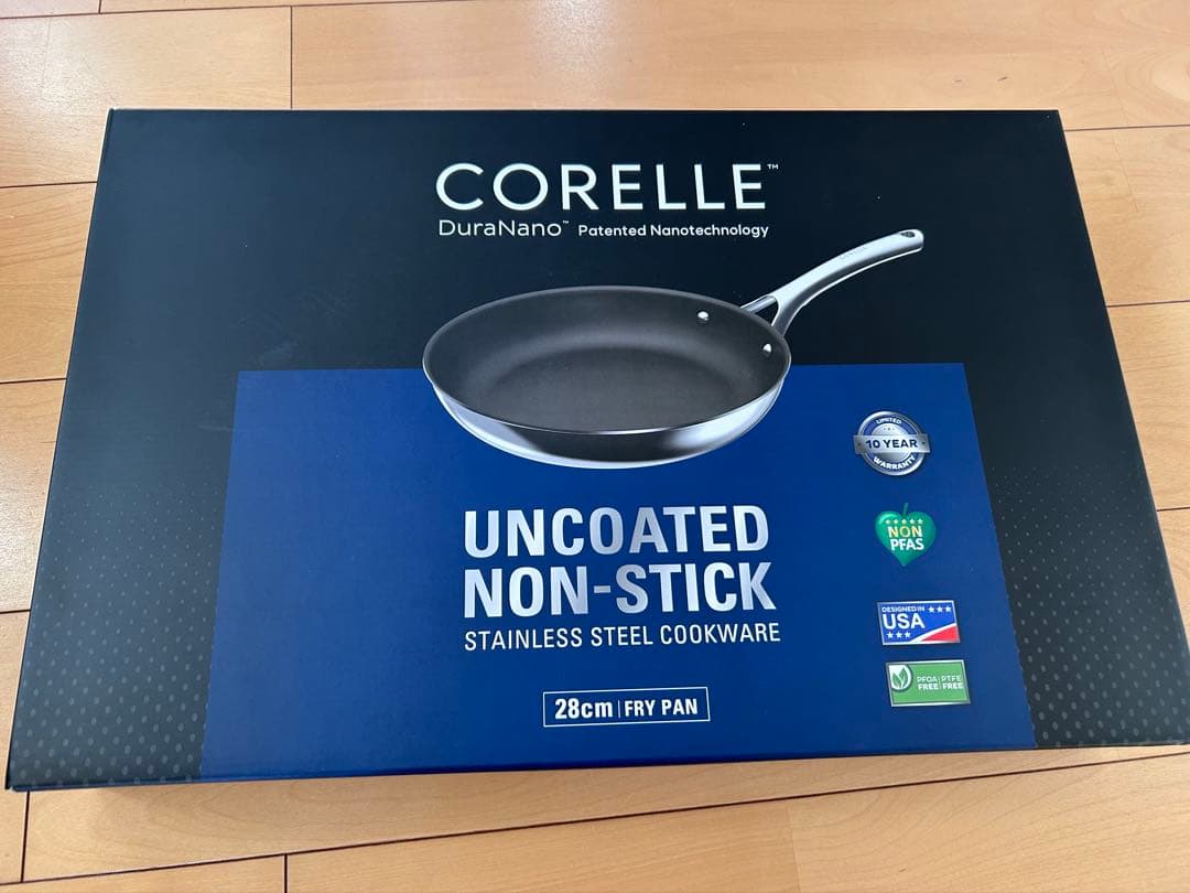 値下げしました⭐︎【新品未開封】CORELLE（コレール）フライパン 28cm CORELLE（コレール） フライパン 28cm CSFP28SV 送料無料 / IH対応