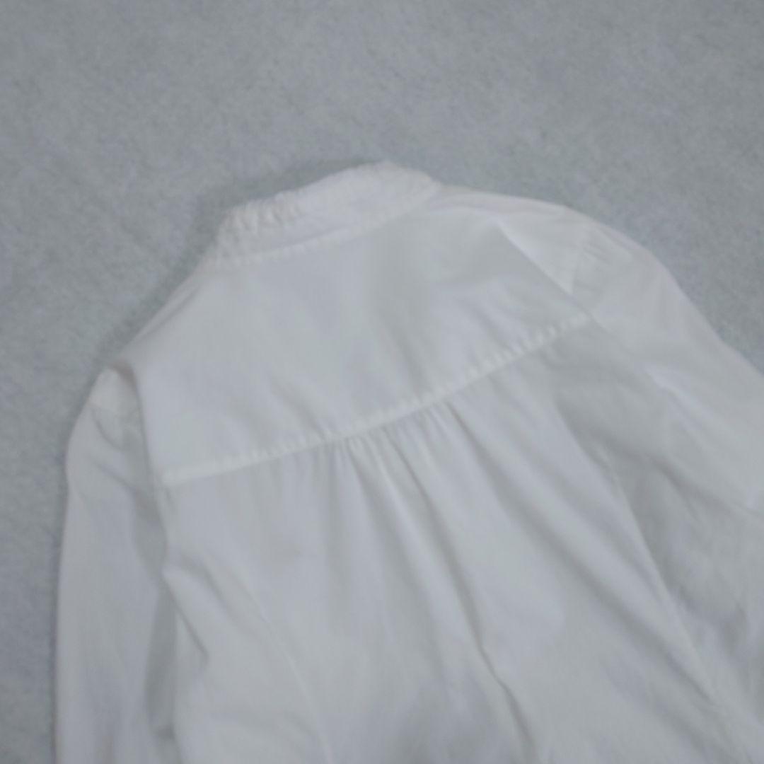 バーバリーブルーレーベル フリル ピンタック ホースロゴ刺繍 ブラウス