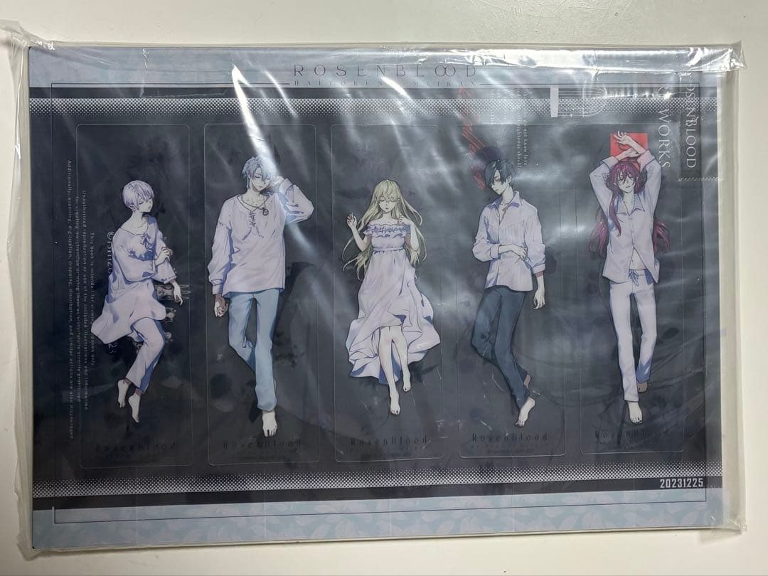 新品◇RosenBlood 直筆サイン入り画集 クリアしおり 石据カチル 貴重