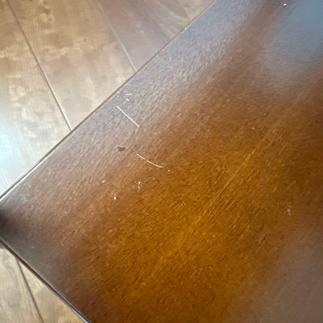 新品家具・インテリア - 象嵌♦︎木製花柄装飾2段サイドテーブル