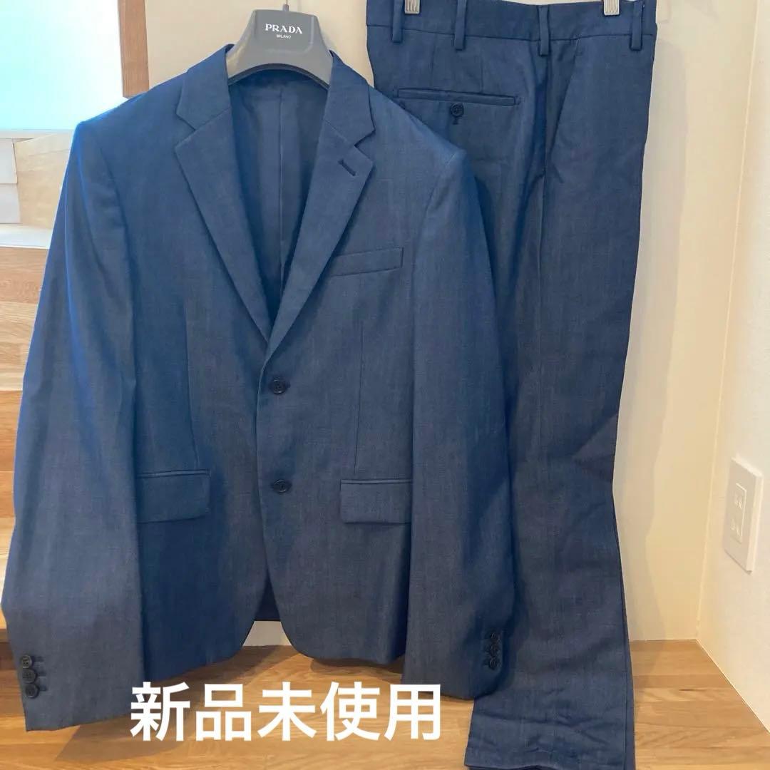 【新品未使用】PRADA ダークブルー スーツセット UAF420_D39_F0216_S_152_MDB.jpg