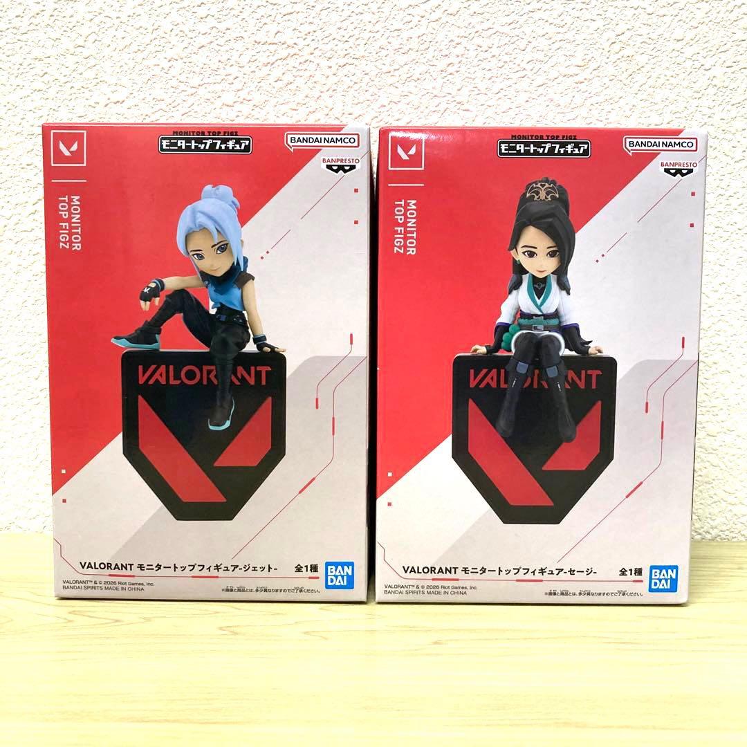 VALORANT モニタートップフィギュア ジェット セージ 2体セット 新品