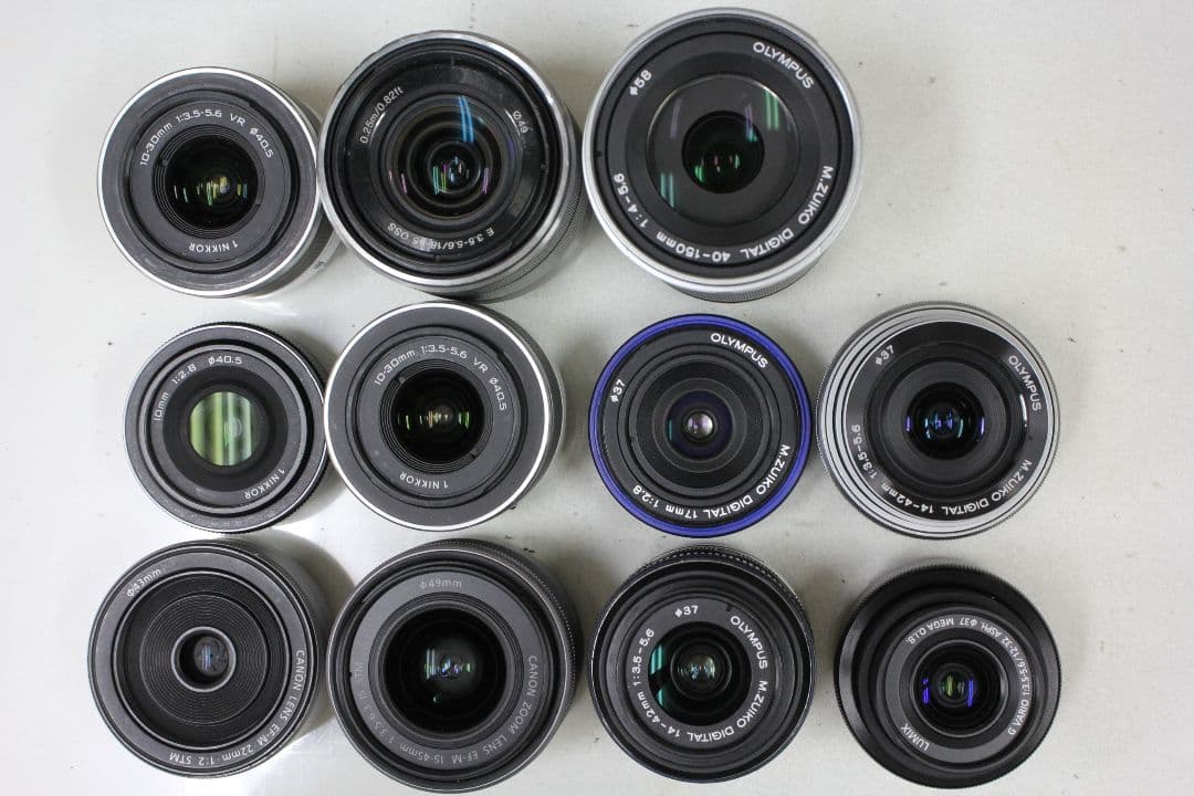 ミラーレス一眼用レンズ 11点 Canon SONY OLYMPUS Nikon 中・上級者向けミラーレスカメラ〉おすすめ4選 OM SYSTEM・キヤノン