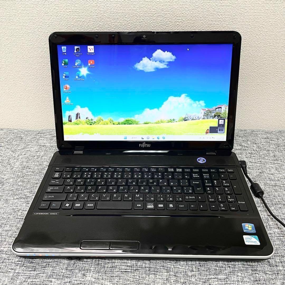 富士通ノートパソコン/カメラ付き/初期設定済み/Bluetooth 富士通ノートパソコン/カメラ付き/初期設定済み/Bluetooth 富士通