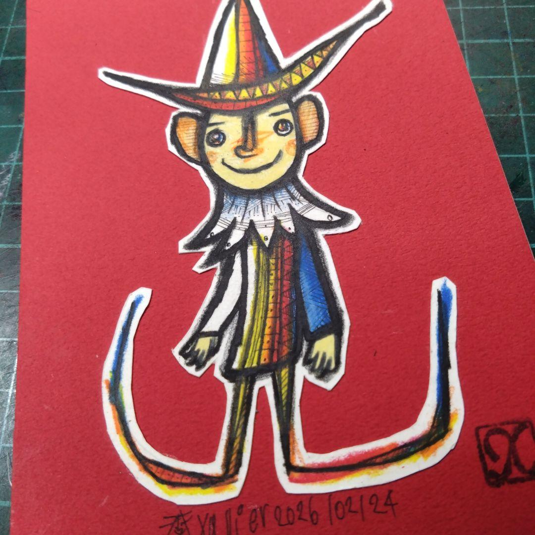 ザビちゃん】【原画肉筆】xavier2026(初筆) - メルカリ