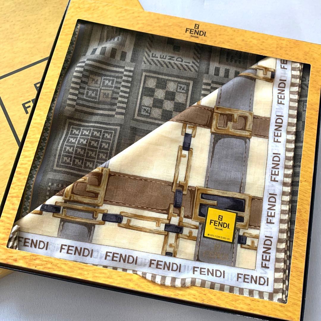 新品】 FENDI ハンカチ 2枚セット - メルカリ