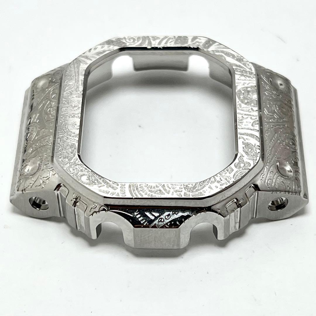 新品 G-SHOCKカスタムキット ペイズリー 柄 シルバー 5600対応 - メルカリ