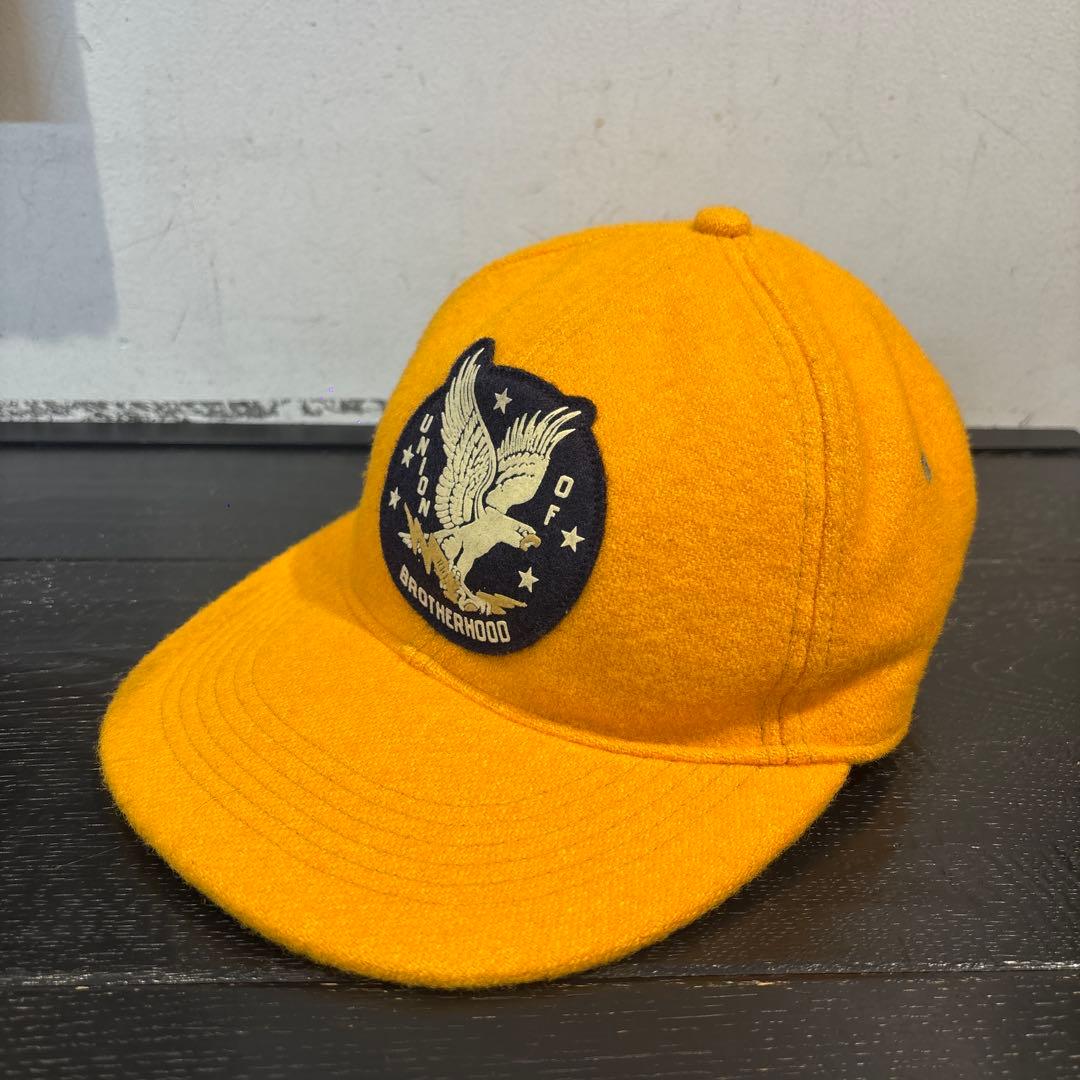 DOUBLE RL RRL ダブルアールエル イエロー キャップ ウール 22SS 新品 RRL ダブルアールエル ウール フェルト ボール キャップ