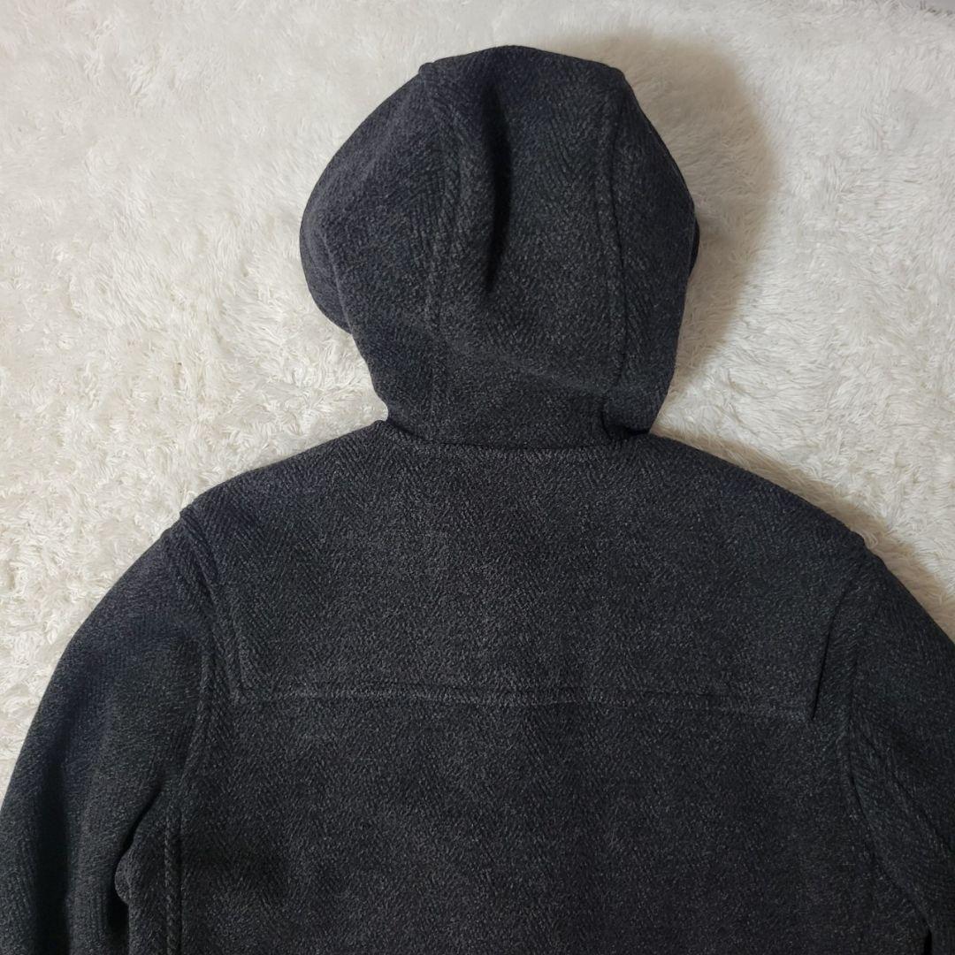 美品✨ポールスチュアート ロングダッフルコート ヘリンボーン グレー