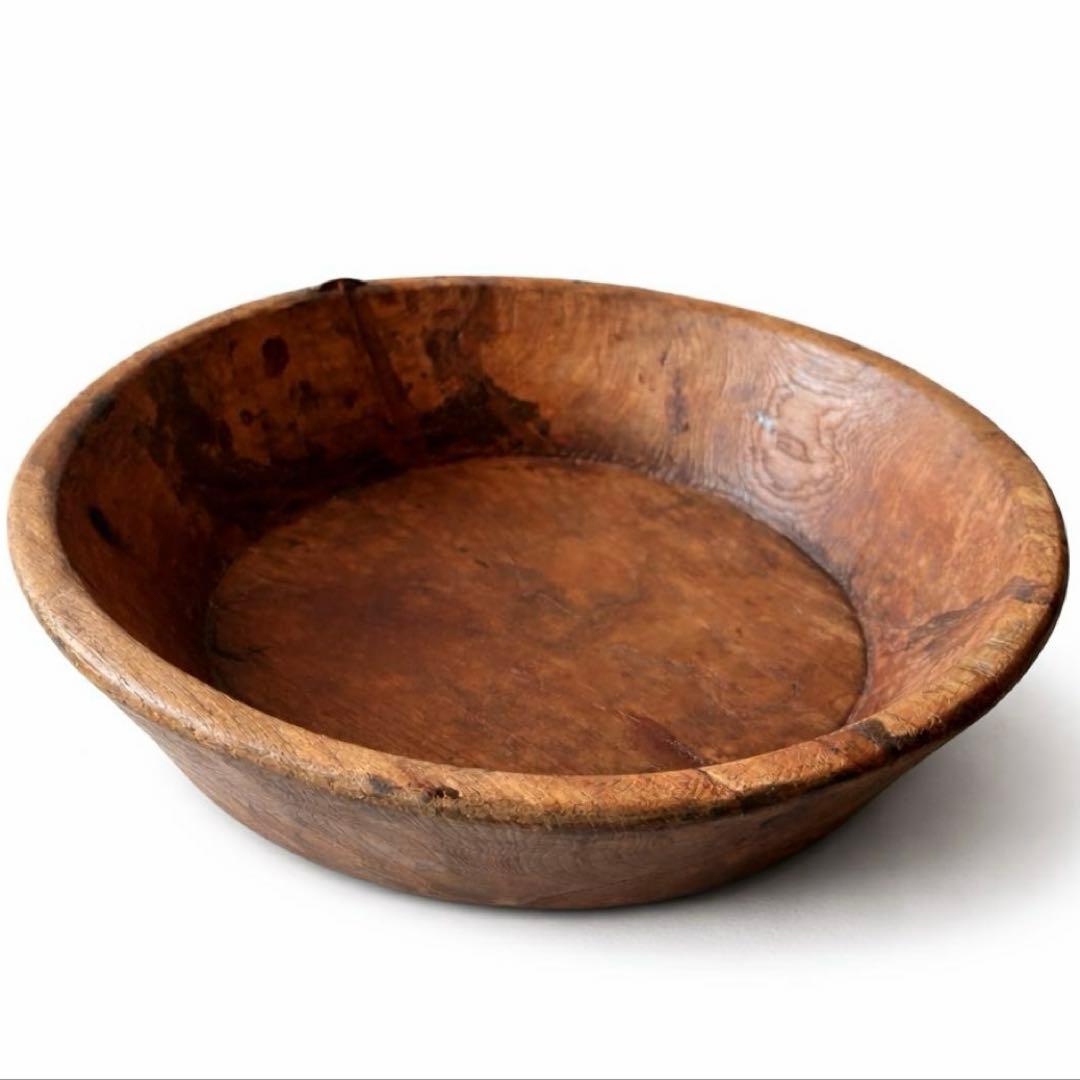 大型42cm プリミティブ古材ウッドボウル 一点物 原木 大鉢 - メルカリ