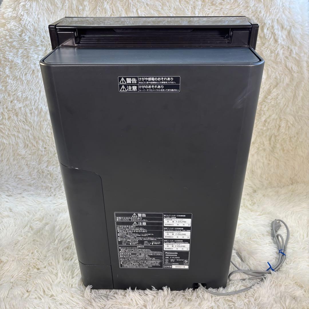 Panasonic F-VC70XS 加湿空気清浄機 木目調 - メルカリ