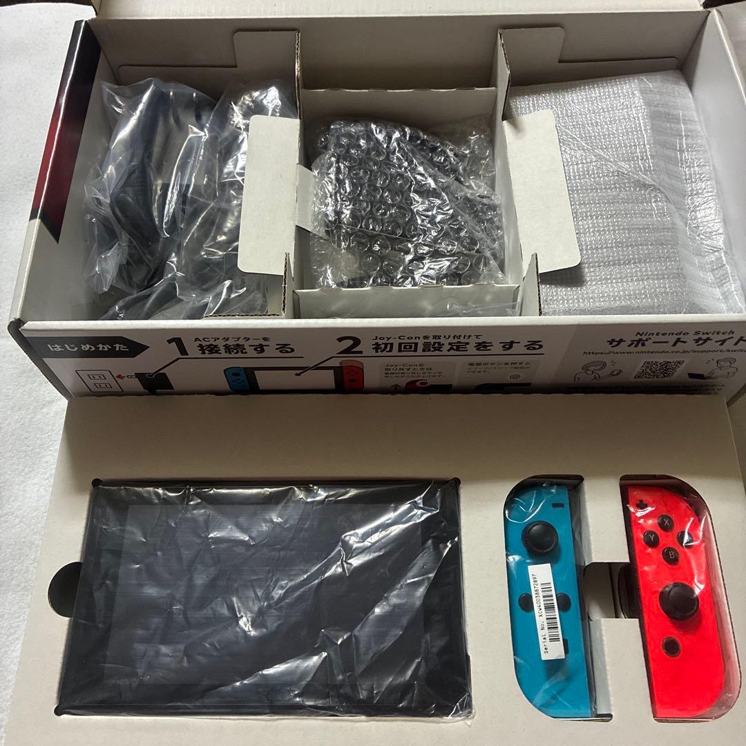 Nintendo Switch 本体 ネオンブルー/ネオンレッド ジャンク品 ジャンク扱い》ニンテンドースイッチ 初期型 ネオンブルー・ネオン