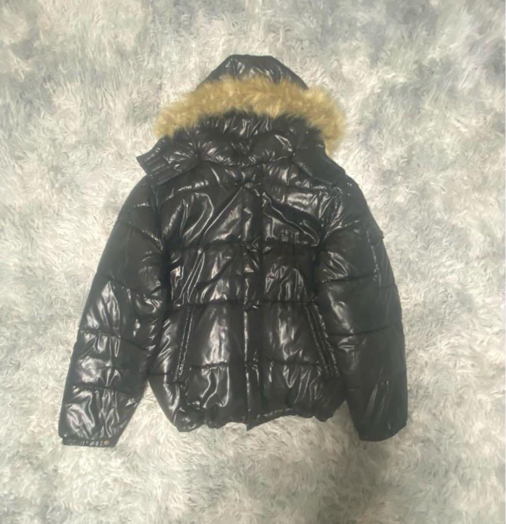 ダウン ダウンジャケット y2k グランジ お兄系 ファー取り外し フ