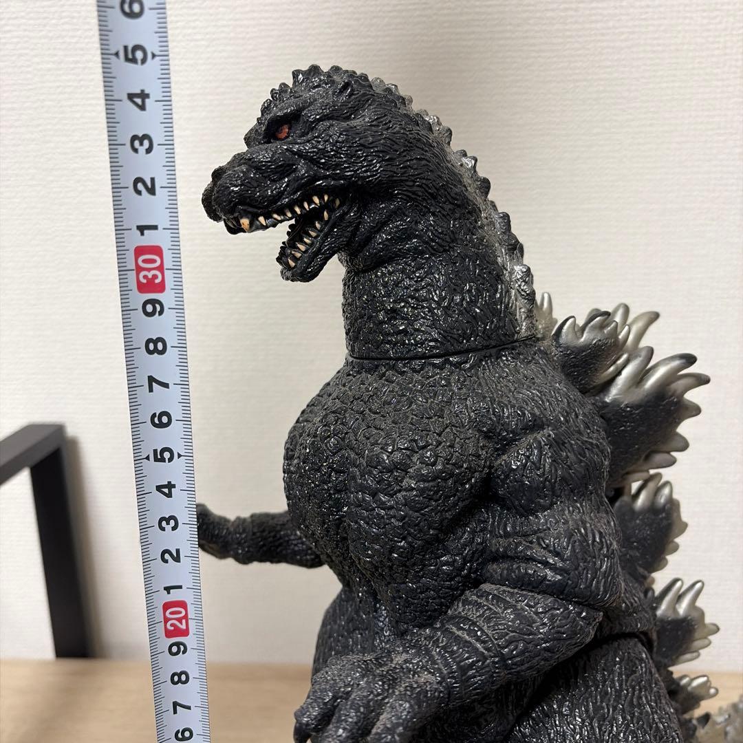 特大 ゴジラ 1991 ソフビ 全長約52cm 高さ約35cm バンダイ - メルカリ