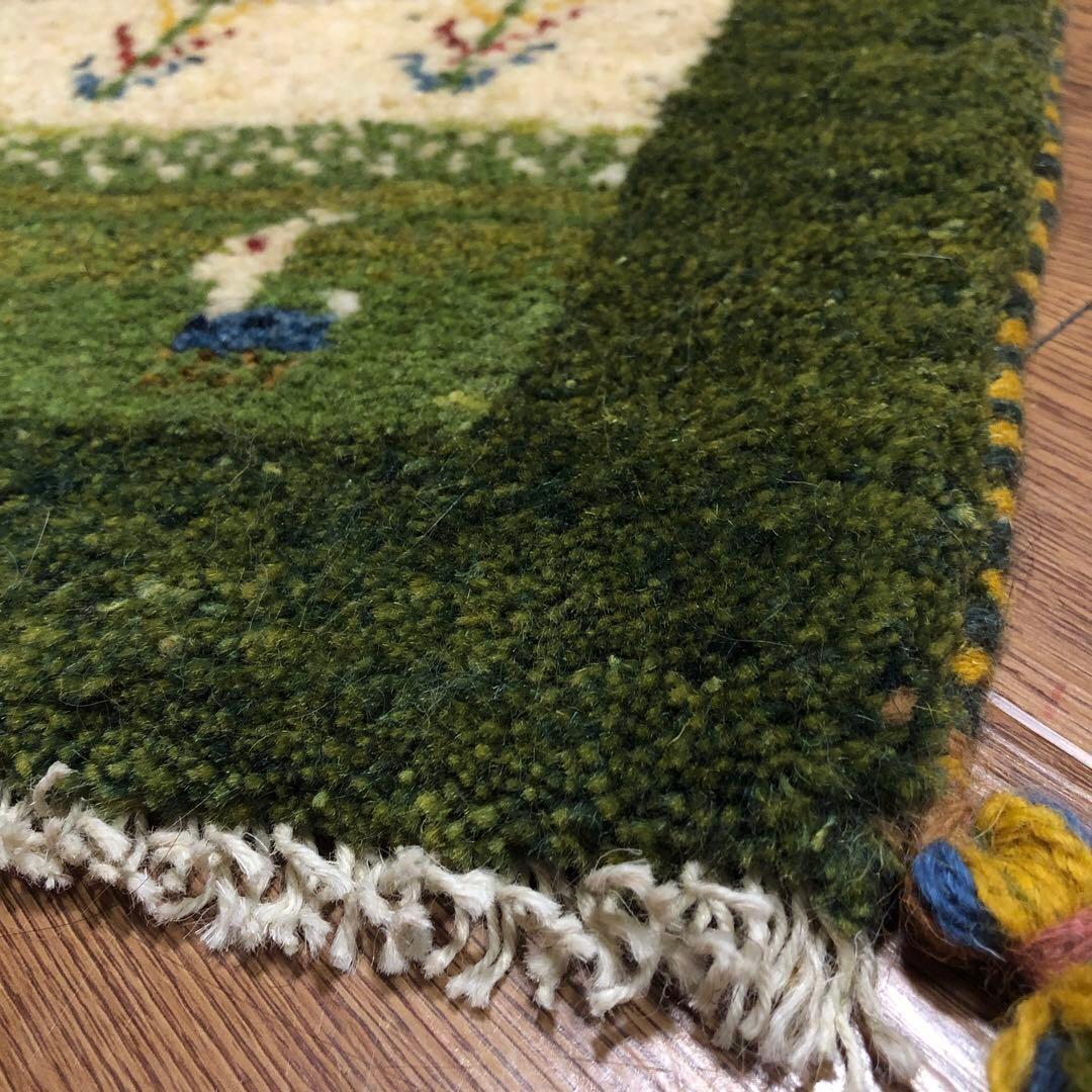 ペルシャギャッベ (ギャベ) ギャッベ 玄関マット No.2327の通販はau