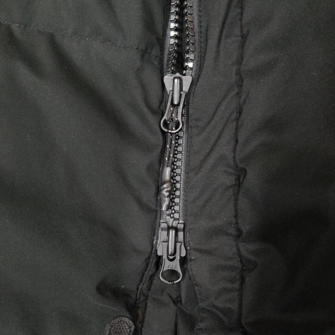 《美品》ザノースフェイス ロングダウンジャケット 黒 メンズ XL(105)