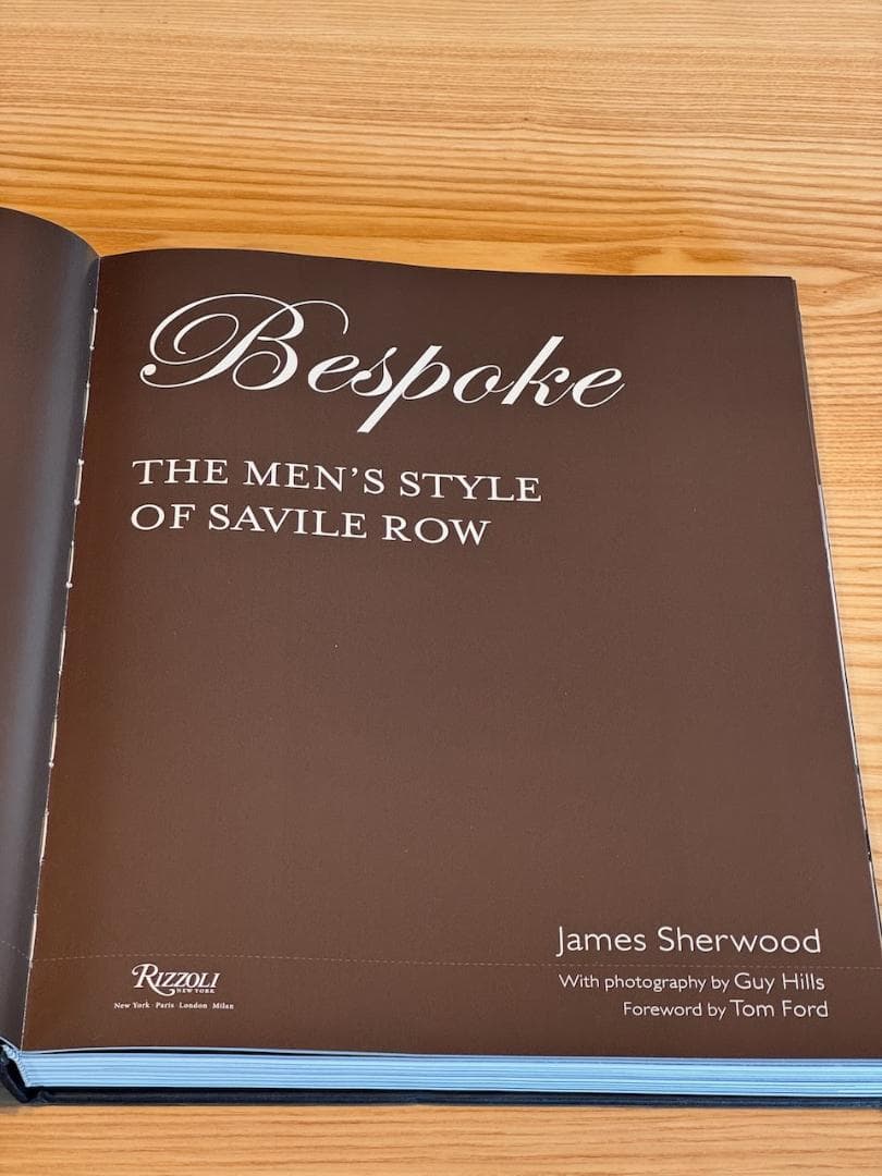洋書 Bespoke Savile Row メンズスタイル 大型本 - メルカリ