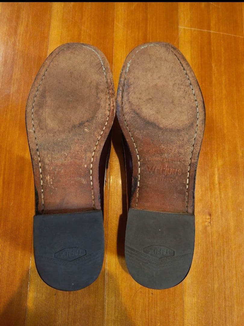 G.H.BASS WEEJUNS　ダークブラウン レザー ローファー