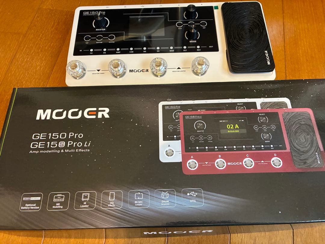 MOOER GE150 Pro(フットスイッチキャップ付き) - メルカリ