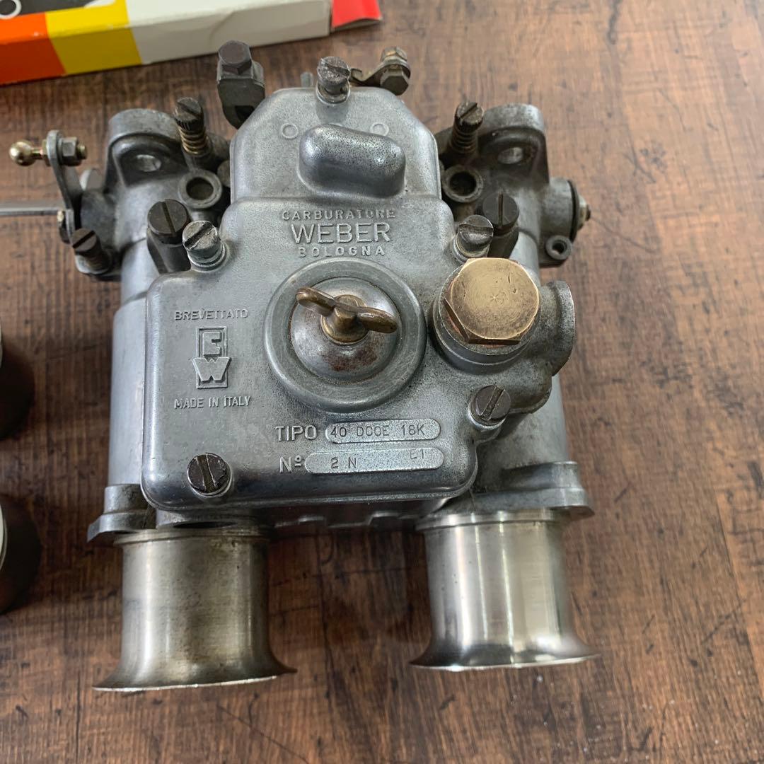 最終値下げ】キャブレターWEBER40φ DCOE 対策前イタリア製ミニ旧車