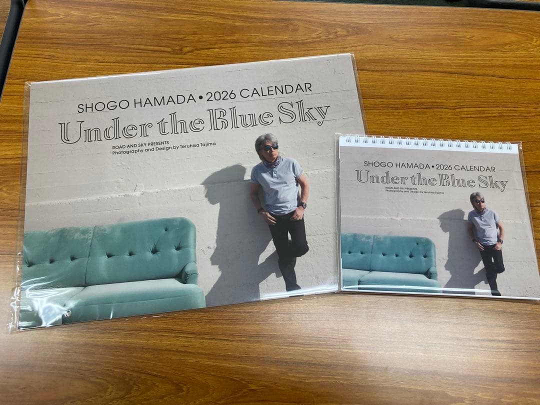 ☆新品未開封☆浜田省吾 2026年カレンダーセット(壁掛&卓上タイプ)【完売品】 ☆新品未開封☆浜田省吾 2026年カレンダー(壁掛&卓上タイプ)セット