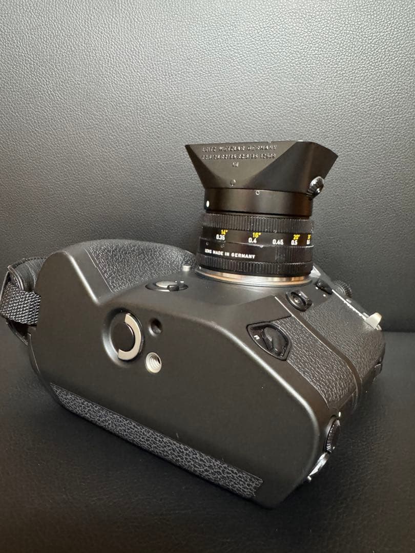 新同 美品！LEICA R8カメラ +MD-R8+エルマリート28mm+フィルム - メルカリ