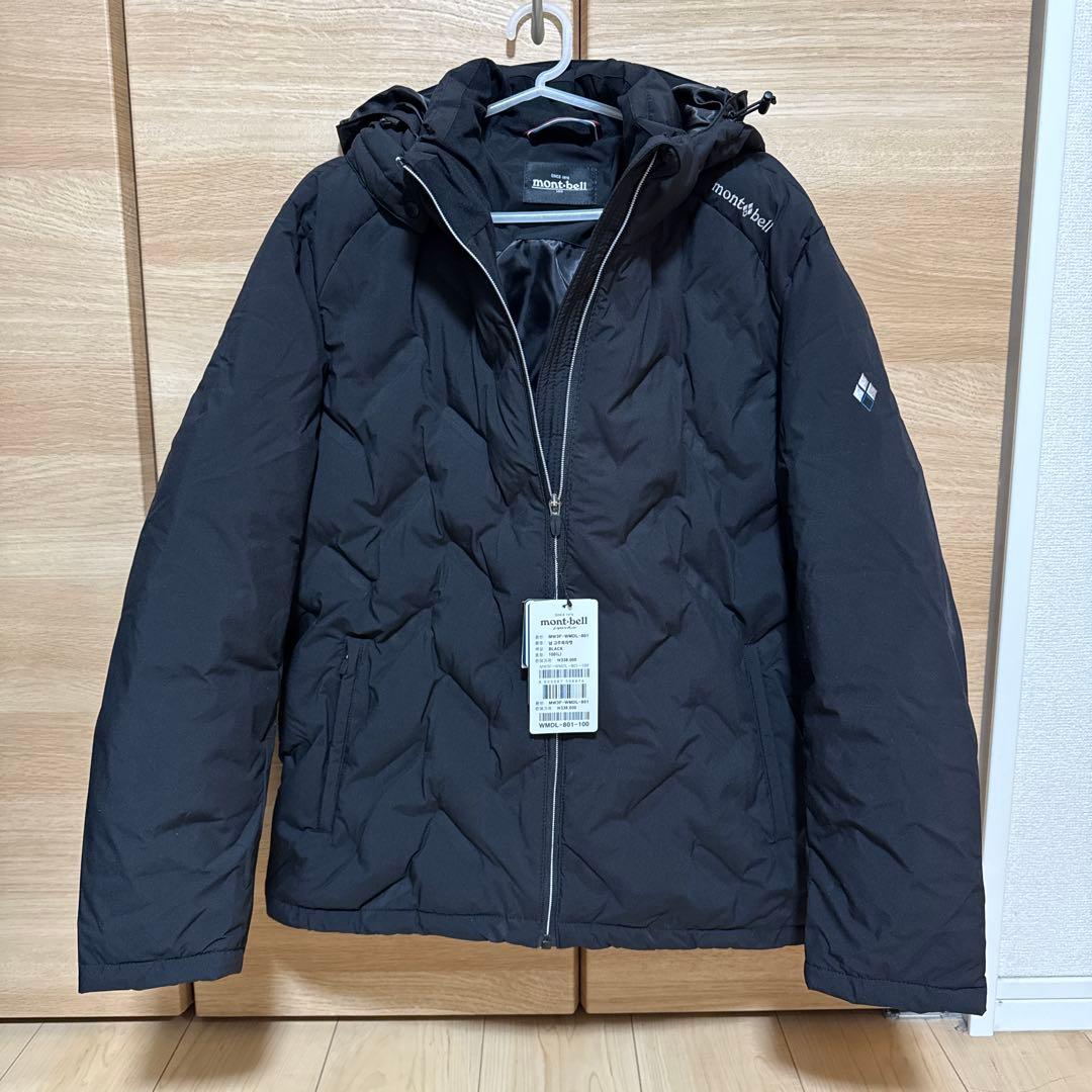 L ブラック系 モンベル ハイブリッドエコダウンジャケット フード取り外し可能 L ブラック系 モンベル ハイブリッドエコダウンジャケット フード