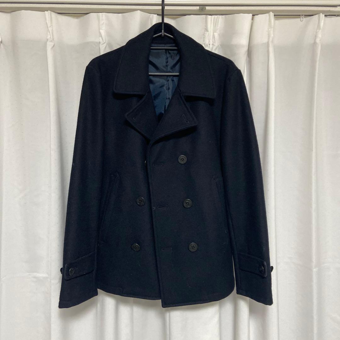 BEAUTY&YOUTH ネイビー ピーコート Lサイズ - メルカリ
