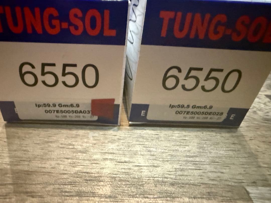 復刻TUNG-SOL 6550 kt88互換 中古美品 マッチドペア - メルカリ