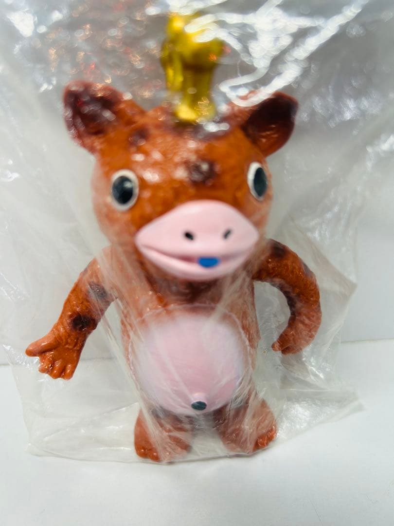 ノスタルジックヒーローズ ウルトラ怪獣シリーズ ブースカ ミドルサイズ　茶色 ノスタルジックヒーローズ『マルサン ブースカ』プラモデル復刻ソフビ