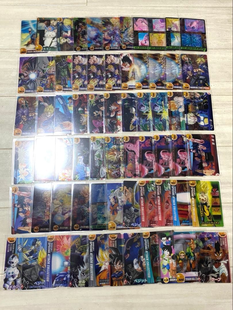 ドラゴンボール 森永 ウエハースカード 3Dあり 66枚セット まとめて