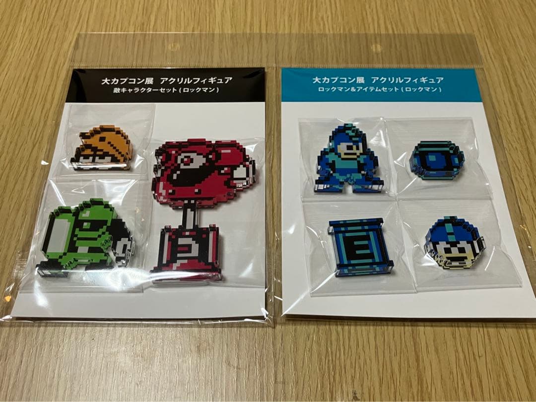 大カプコン展】ロックマン セット アクリルフィギュア、アクリル