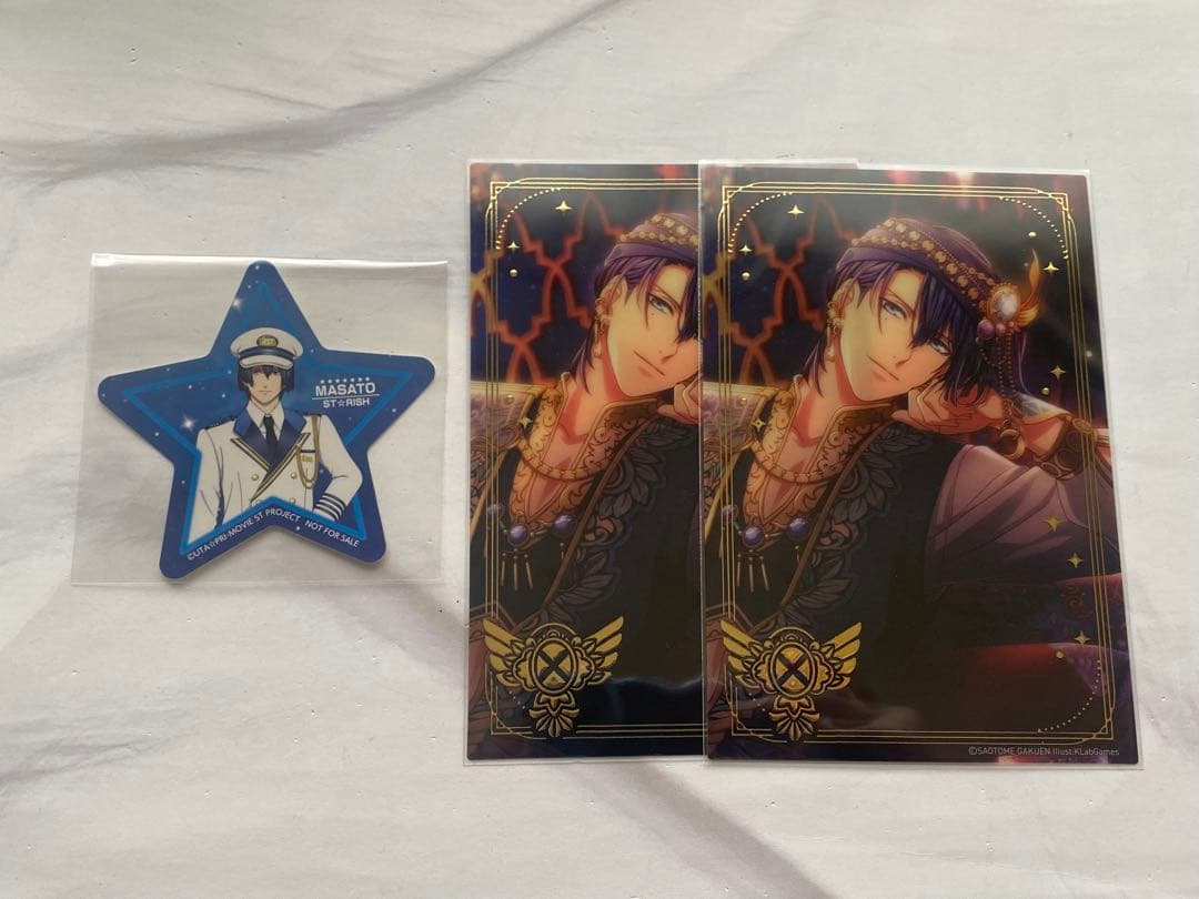 うたプリ 聖川真斗 ビジュカ クリアカード 缶バッジ - メルカリ