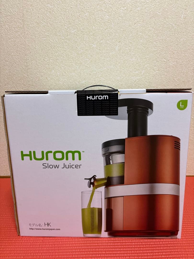 HUROM スロージューサー オレンジ色 新品未開封 楽天市場】【当店だけの選べる特典付き！】 ジューサー ヒューロム