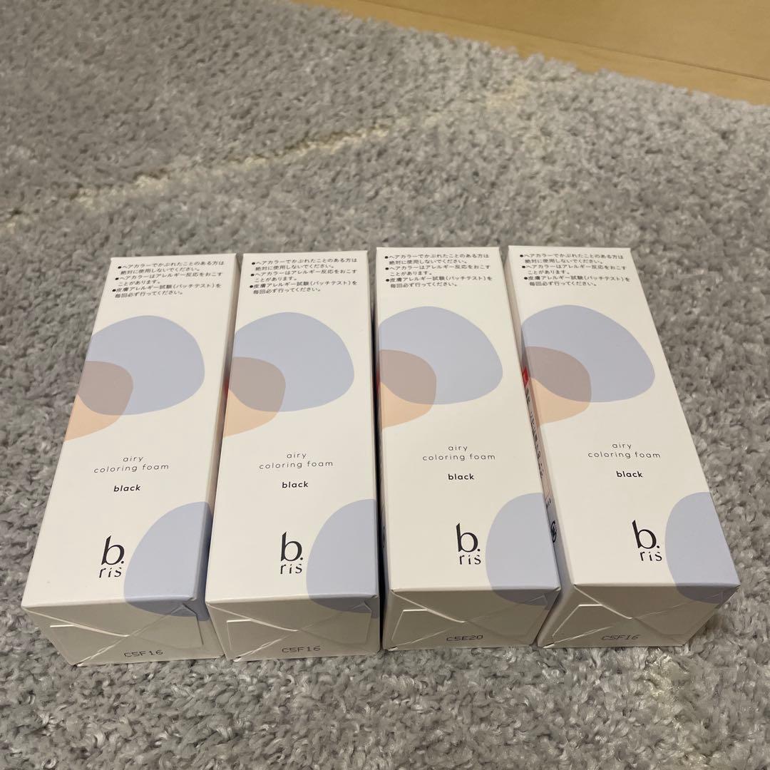 b-ris エアリーカラーリングフォーム ブラック ビーリス b.ris エアリーカラーリングフォーム 80g ブラック 白髪染め