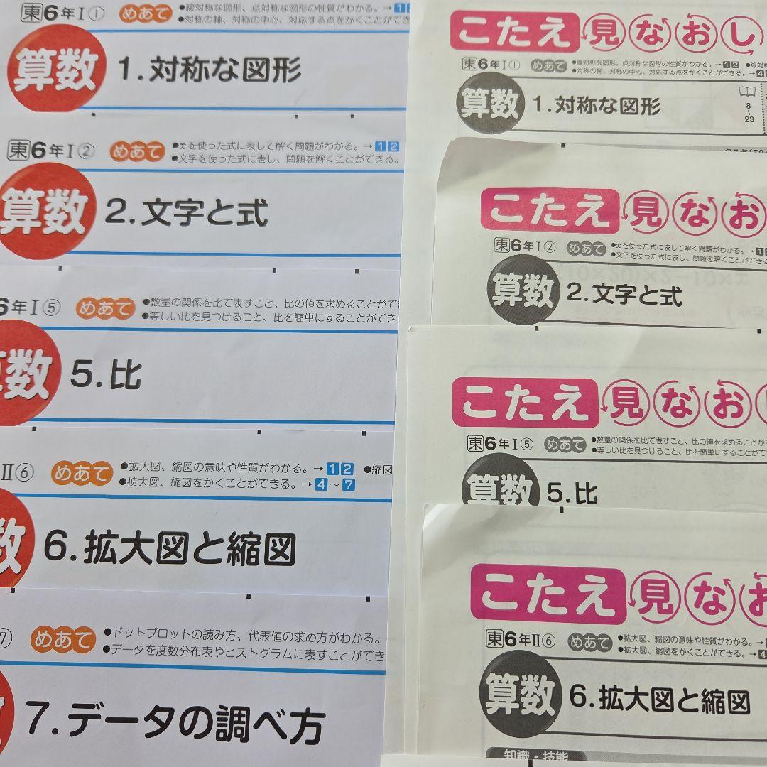 6年生カラーテスト算数 東京書籍 明治図書 - メルカリ